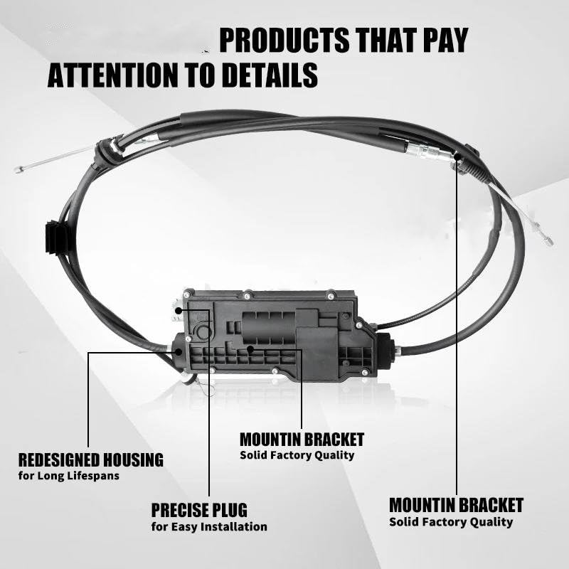 Actuador freno mano eléctrico con módulo de control inteligente para X6 E71 3