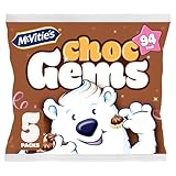 McVitie's Milk Chocolate Iced Gems,19 g (1 Pack of 5 Minibags)