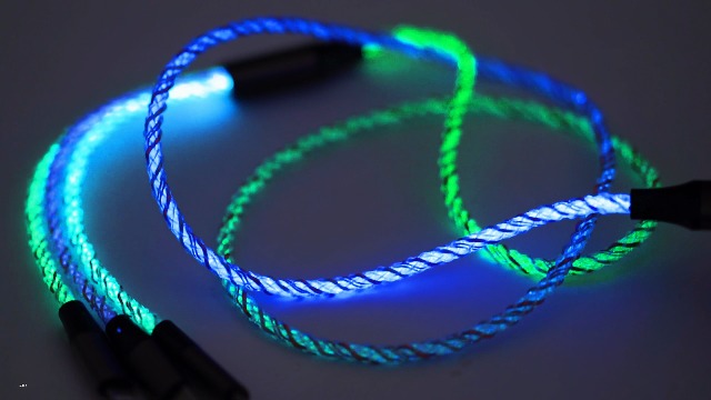 Image of Dynamic RGB USB Extension Hub (3-in-1) - High-Speed Data Transmission and Charging Port for laptops, Supports Fast Charging, and Features Colorful Lighting Effects