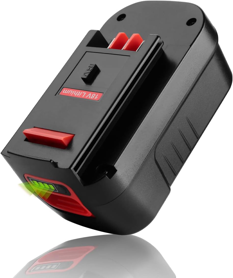 Ahomtikk 18V Lithiumion Battery for Black and Decker 18 Volt HPB18