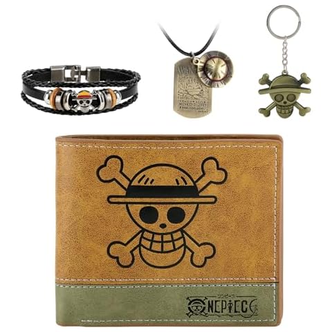 FJLyoupin OnePiece Luffy Wallet Set Cover