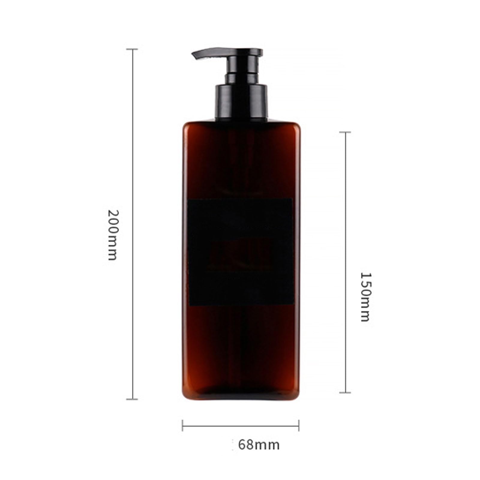 Dispensador de jabón de plástico, dispensador de loción, 500 ml