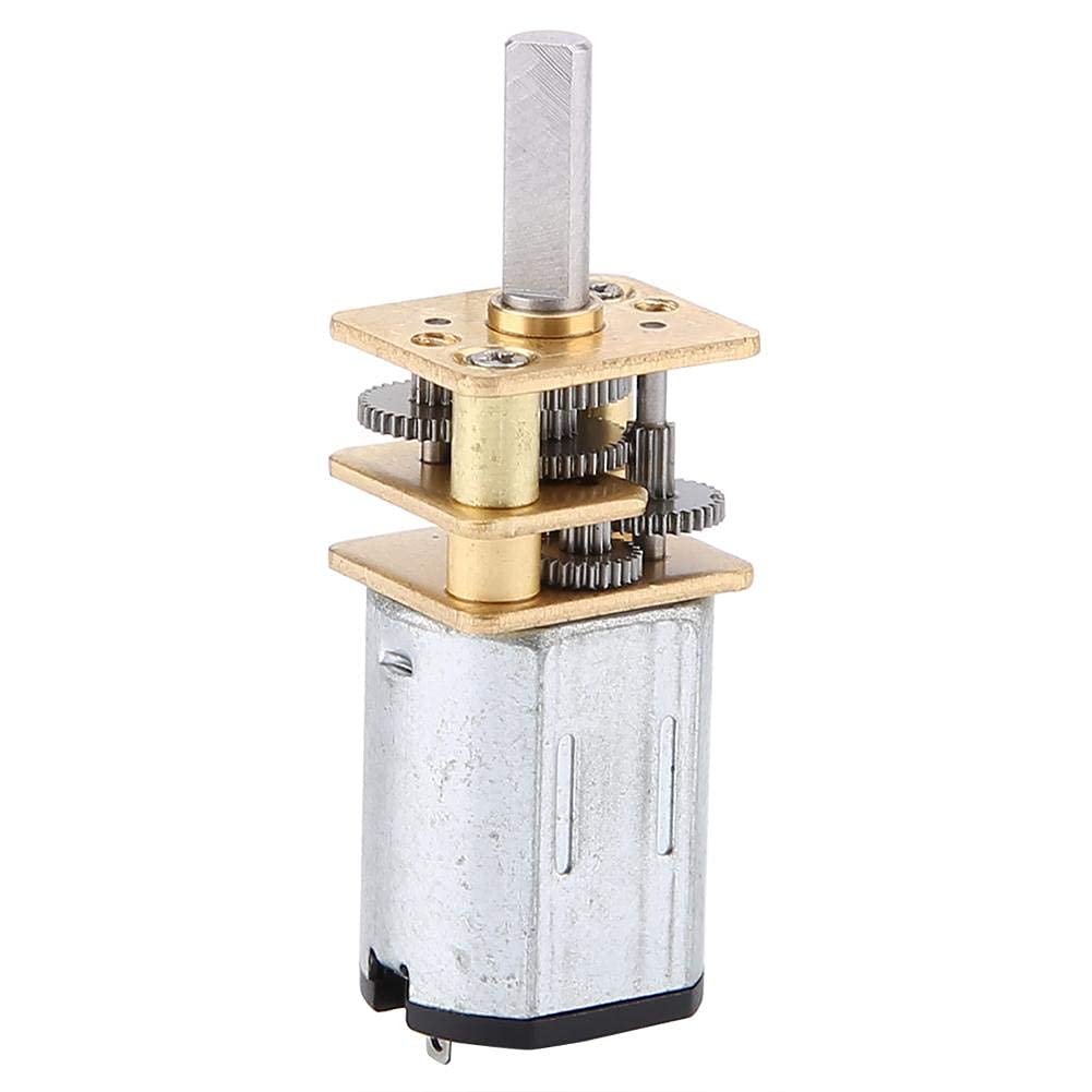 DC6V 10 RPM Motor de Engranaje de Reducción, Motor de Engranaje Mini Motor Reductor de Velocidad para Equipo Eléctrico Robot Coche
