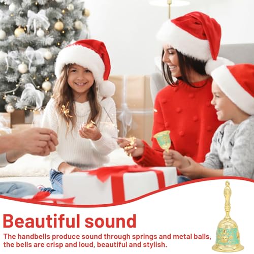 image for JLNGTHONG Handbell, Small Hand Bell Hand Call Bells Wedding Bells, Tab