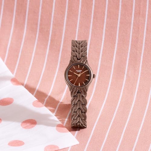 Image of Sonata Poze 9 with Quartz Analog with Solid Link Strap Watch for Women