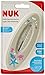 NUK Badethermometer für sicheres Baden, natürliche Messflüssigkeit aus Rapsöl, Made in Germany, 1 Stück, grau