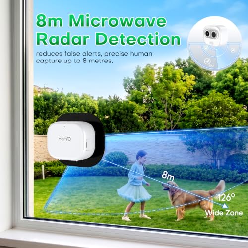 HomiQ Solar Window Security Camera, Indoor Cam with Rechargeable Battery - image 3