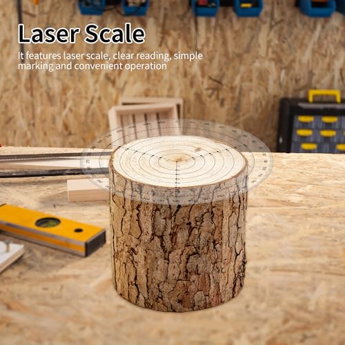 Round Center Finder Compass, Runder Mittelpunktfinder, Kompassfür Holzbearbeitung, für Holzdrehmaschine Schnellziehkreise