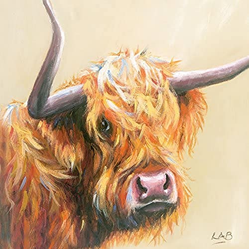 Louise Brown AFWDC95204 "I Need A Haircut" Canvas Print, Cotton, Multi-Colour, 3.20 x 40.00 x 40.00 cm