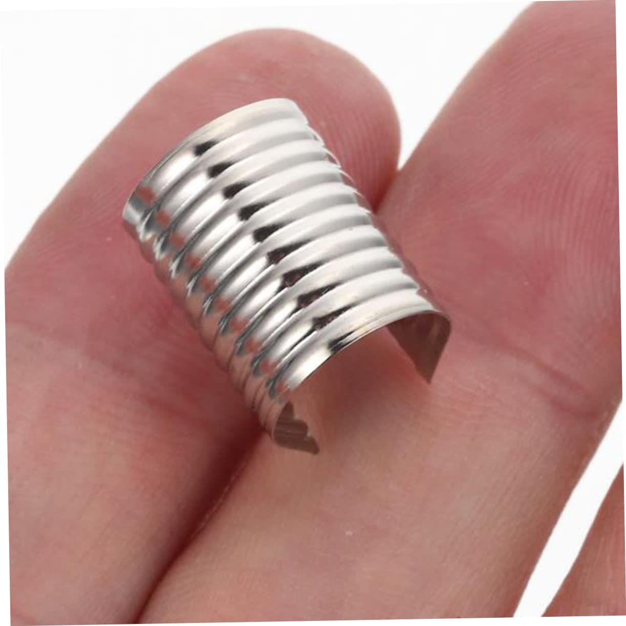 Beatifufu 160pcs Cord Bead Clamps for Jewelry Making Bracelet Clamps Leather Rope Clips Crimp Tubes Jewelry Clasps for Bracelets