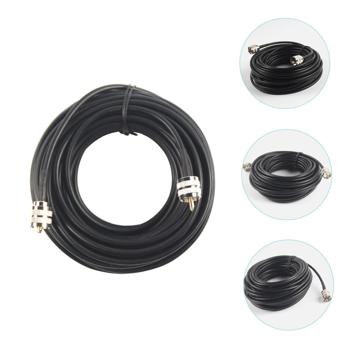 NUOBESTY Coassiale Jumper Uhf Uhf Connettore Rame Bassa Perdita Connessione Affidabile Dispositivo Radio Antenna Ricetrasmittente Radio Amatoriale Misuratore Trasmettitore