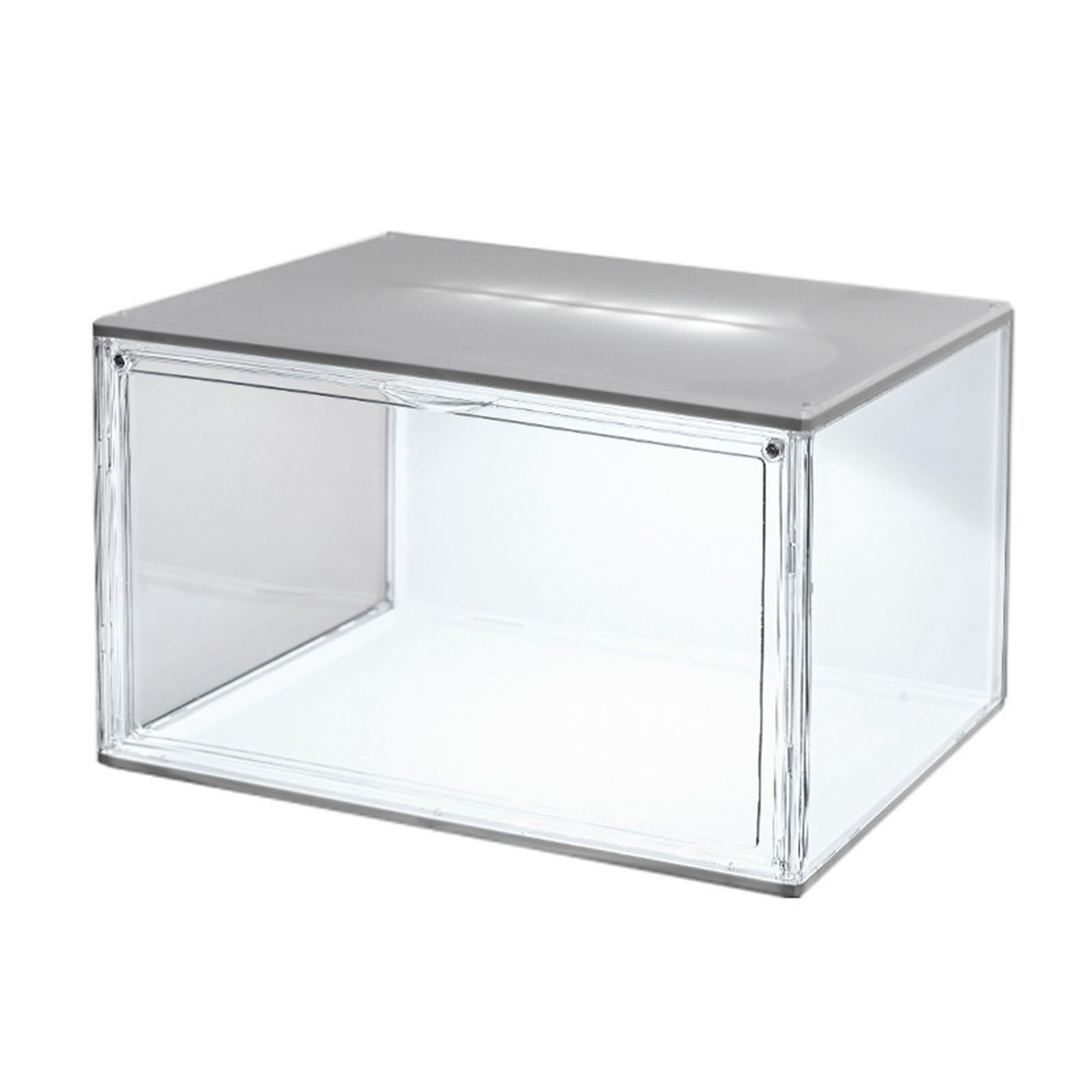 WNXGNHO LED Illuminated Clear Shoe Storage Box for Enhanced in Domestic Settings Clear LED