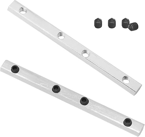 Miniatura 5 de 4 conectores de línea recta 2020, conectores de extrusión de aluminio con ranura en T con tornillos M5, soportes de línea de unión de 3.9 pulgadas,