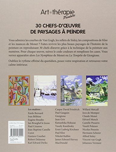 30 chefs-d'oeuvre de paysages à peindre
