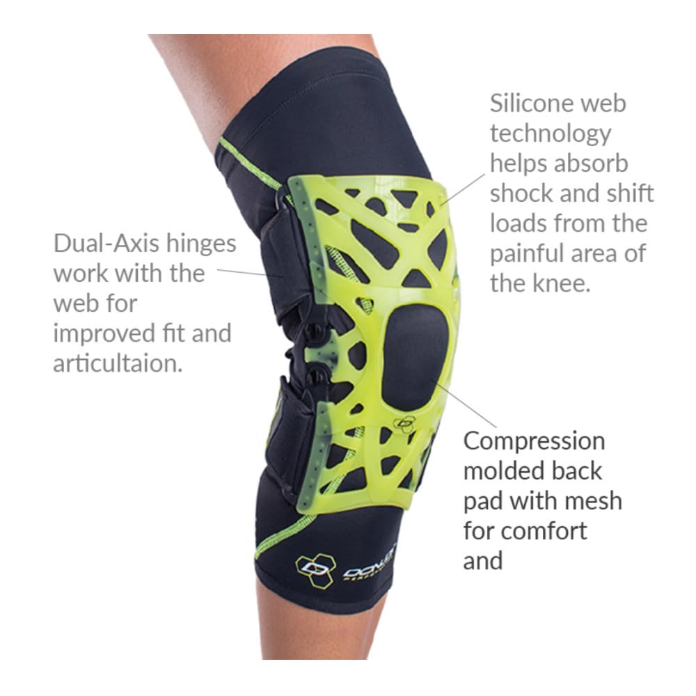 Webtech Knee Brace - Slime Green - Large