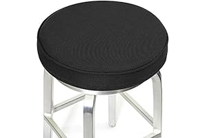 Shinnwa Black Round Memory Foam Cushion for Bar Stools