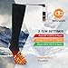 Jomst Electric Heated Socks,Rechargeable Battery 3 Heating Settings Thermal Sock for Men & Women, Winter Skiing Hunting Camping Hiking Driving Warm Cotton Socks
