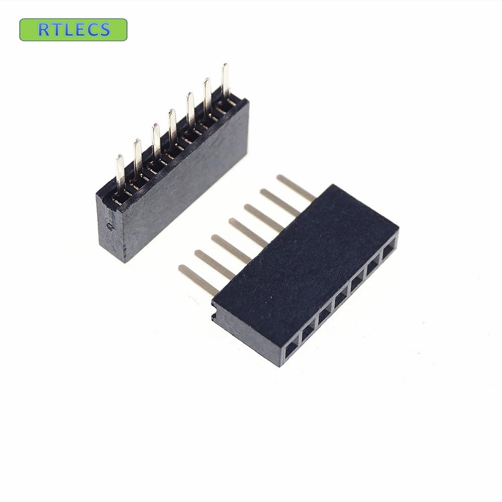 Wiring Connecting Terminals - 100pcs 1x7 P 7 pin 1.27mm Pitch Pin Header Female Single Row Straight Through Hole DIP Rohs