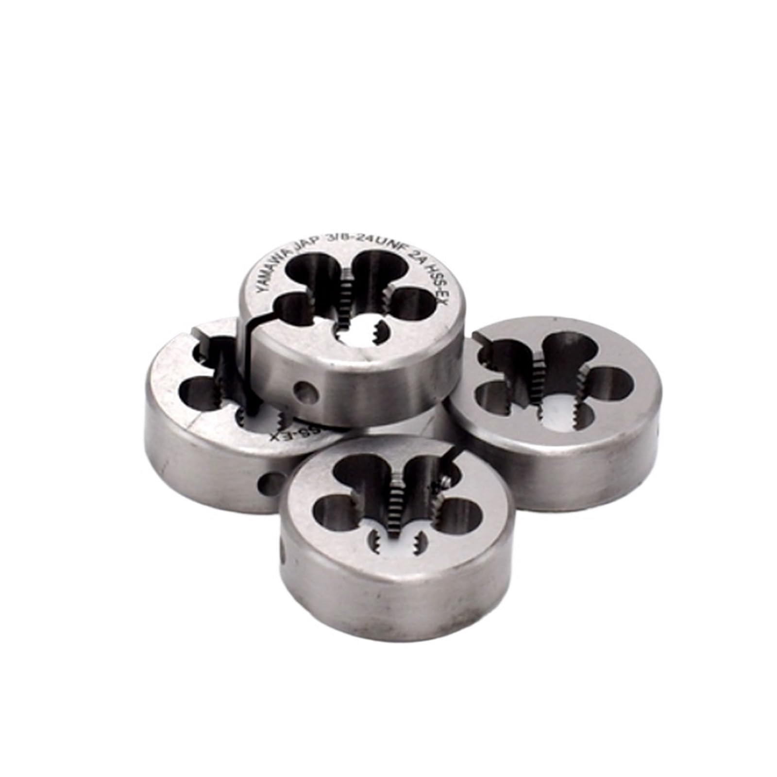 Matrice de filetage rapide en acier, Jeu de matrices filetage rondes HSSE, fin métrique, plusieurs tailles, 2 pièces(M16x1.5)