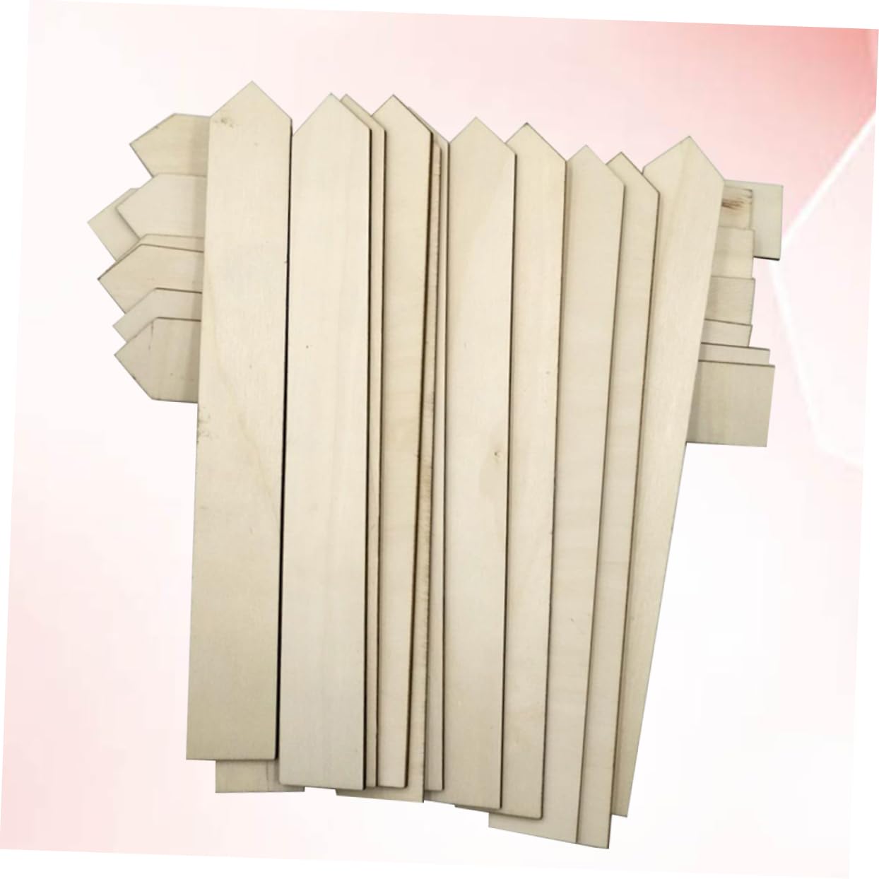 BESPORTBLE 100 Pièces Étiquettes Bois Pour Jardin Longues Étiquettes Rustiques Pour Plantes Piquets Durables Pour Semis Et Jardinières Naturelles Et Pratiques Pour Potagers Et Contenants