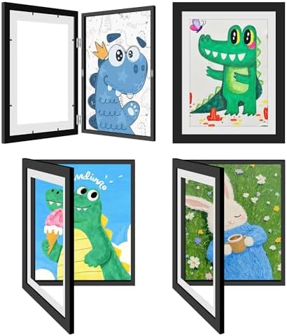 4 Pack Kids Artwork Frames Changeable 8.5 x 11 Inch Children Art ...
