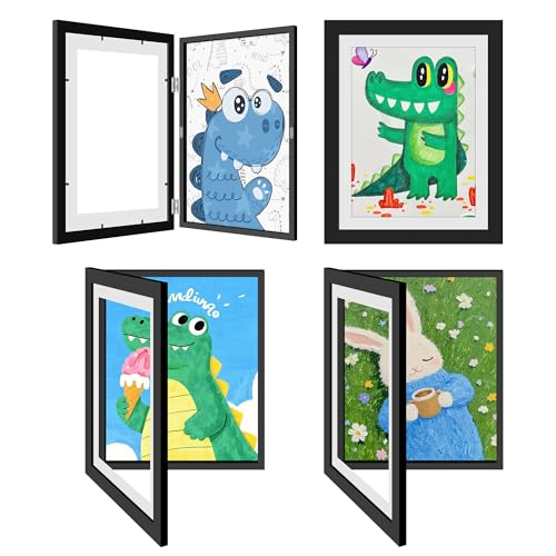 4 Pack Kids Artwork Frames Changeable 8.5 x 11 Inch