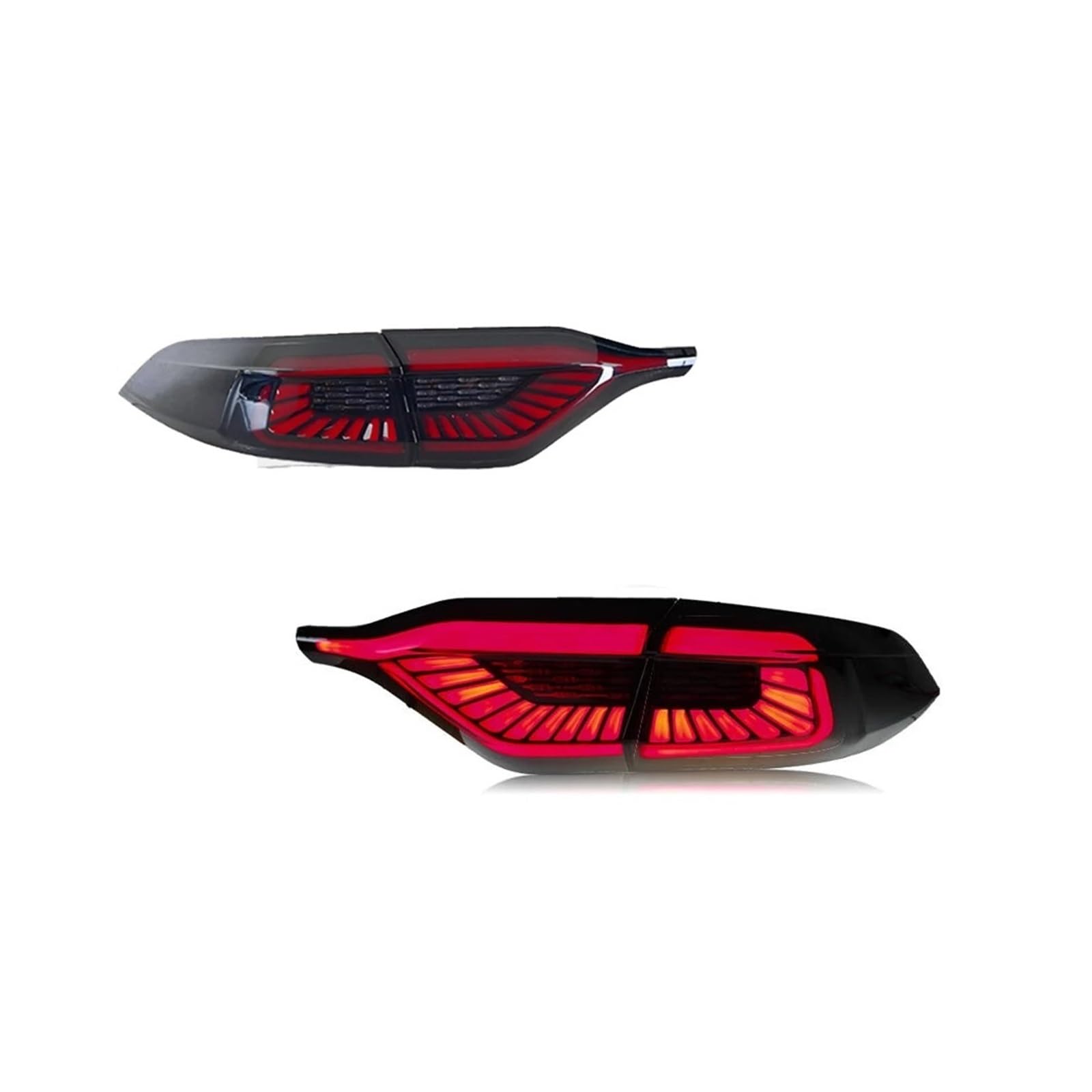 Rear Tail Light for Toyota Levin 2019-2020 1 Pair of Car Tail Light Assembly LED Brake Flowing Water Flicker Plug and Play Tail Lamps Taillights Rear Tail Lamp(Red) Smoked