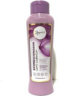 Anyeluz | Acondicionador de Cebolla | Extracto de Cebolla y Vitamina E | Restablece la Hidrofobicidad y Desenreda