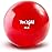 Yes4All Soft Weighted Toning Ball Smooth 6lb - Red