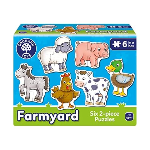 Orchard Toys Farmyard Jigsaw Puzzles for Toddlers Cover