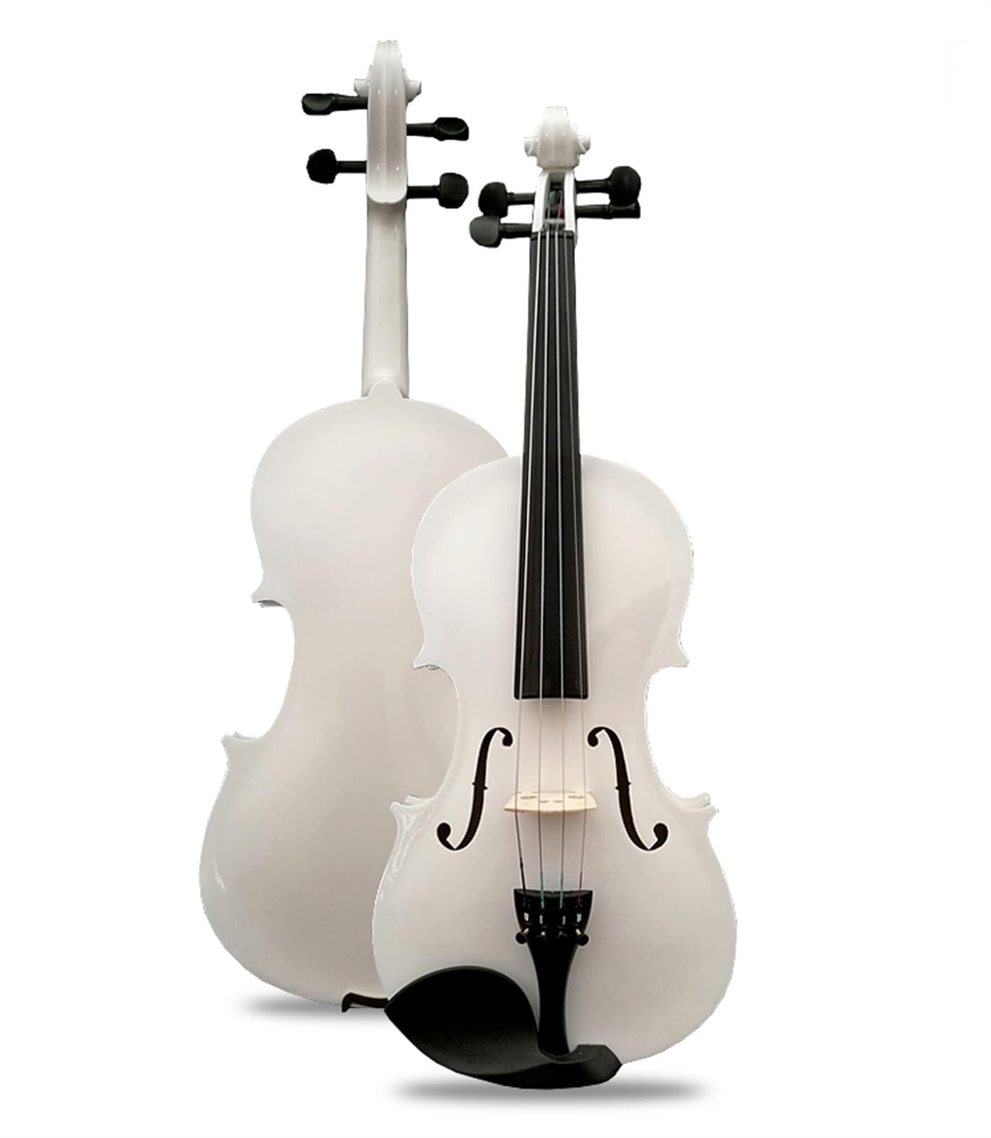 Violine Set Anfängergeige, Erwachsene, weiße Geige, komplettes Set geliefert (Color : 1/8)