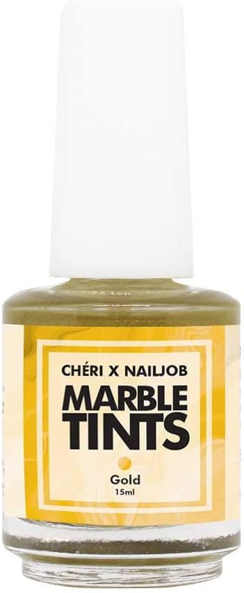 CHERI X NAILJOB - MARBLE TINTS INK 15ML (Gold)
