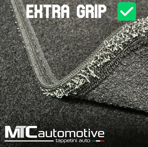 Fußmatte für Ford Fiesta VI Restyling 2011-2017 Fix, ovale Passform nach Maß, rutschfest, PVC-Fersenschutz, schwarz, Schwarz