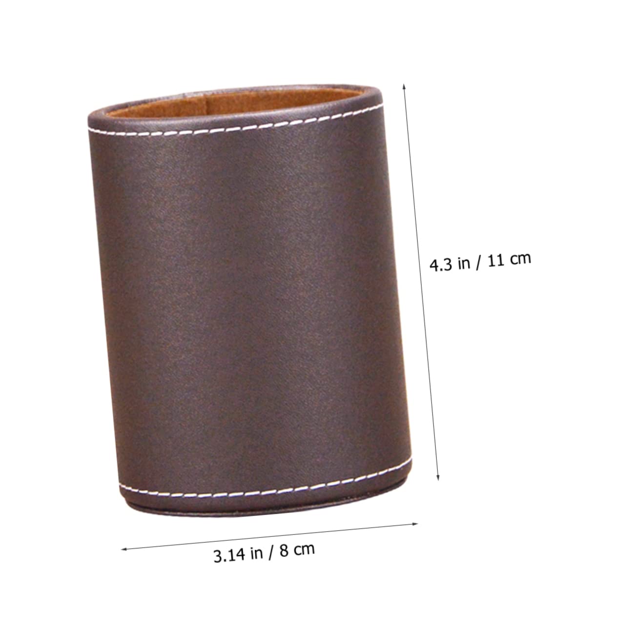 SHINEOFI Portalápices De Cuero De 3 Piezas Accesorio De Escritorio Multiusos Para Oficina Estudio Y Hogar.