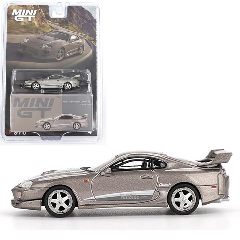 Modelo de carro colecionável Diecast compatível com Mini GT 1:64