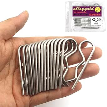 Alloygold 15Pcs Heavy Duty Hitch Pins Clip R Clips Cotter Pins ...