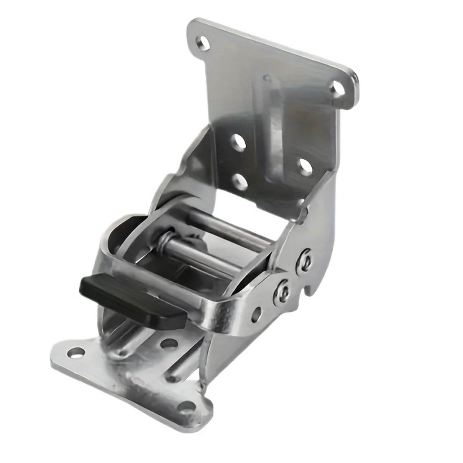 Sensumepb Sliver 1Pc Table Folding Hinge Bracket, Self Locking Support For Foldable Table, Bed Leg, And Furniture Hardware(Sliver)
