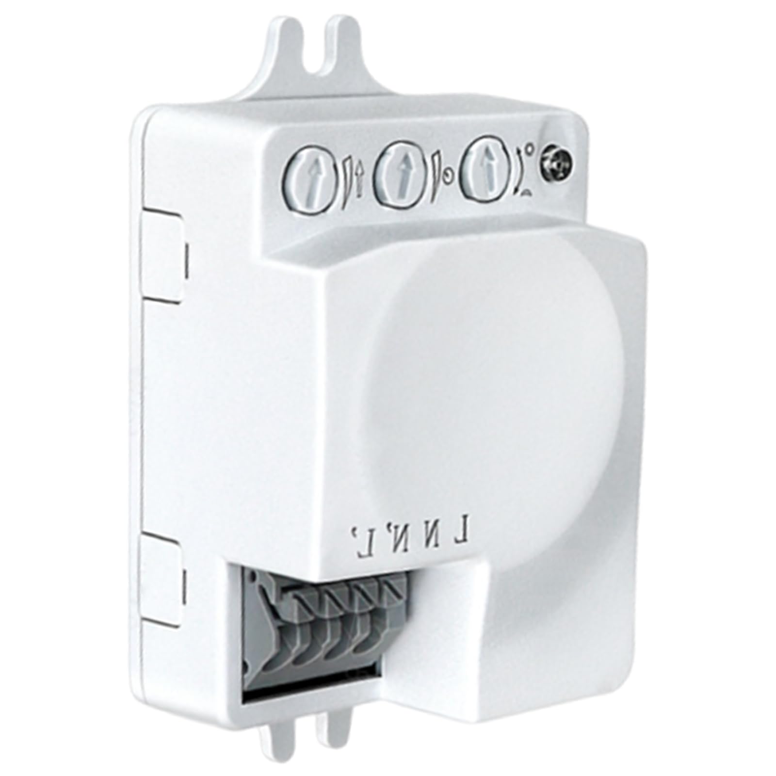 Hdoytxxm White 5.8Ghz Radars Motion Sensors Switches Adjustable Detection Distance Delay Accessory For Indoor Ceiling Lighting Control Indoor Lighting Control Switches