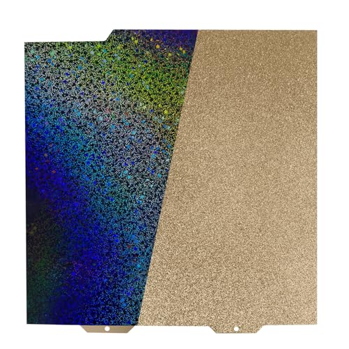 Image of IdeaFormer-3D Rainbow Starry PEY+Textured PEI Build Plate for Bambu Lab A1 Mini, Double Sided PEY PEI Spring Steel Sheet 184x184mm for Bambu A1 Mini 3D Printers