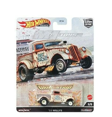 Hot Wheels Car Culture 2022 Dragstrip Demons 1:64 Pack 5 miniatura 2