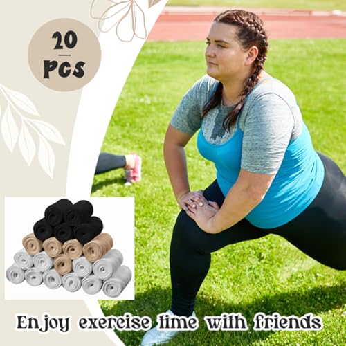 Image of Toulite 20 Pcs Bra Liners for Sweat, 3 Layer Washable Rectangle Cotton Under Breasts Pads for Women Absorb Sweating