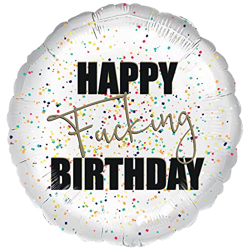 Amscan 9915390 Happy F-Ing Birthday Foil