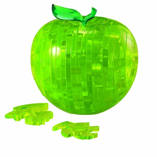 HCM Kinzel 3025 - Puzzle (cristal), diseño de manzana, color verde , color/modelo surtido