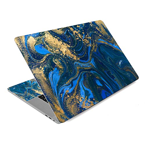 Autocollant pour ordinateur portable au café ou au bureau style marbre