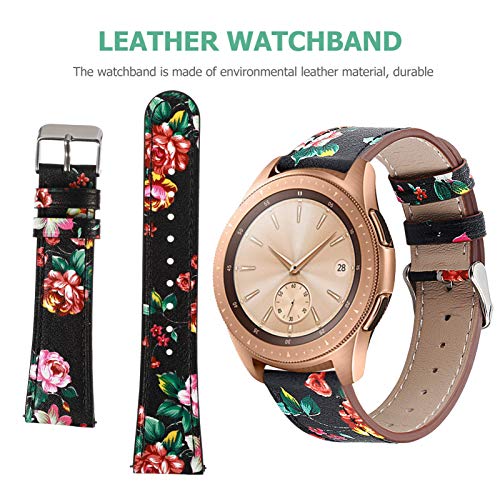 VILLCASE Compatível para Galaxy Sm Vermelho-R810 Faixa de Relógio Inteligente Relógio de Pulso Pulse