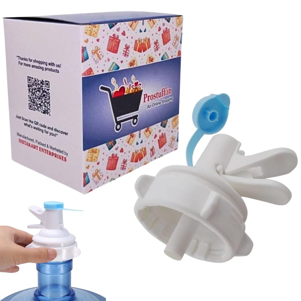 Water Dispenser Valve for 55mm Crown Top Drinking Bottle, Reusable Water Jug Cap Plastic Faucet, for Home, Office, Camping- (1Pcs)-image-13