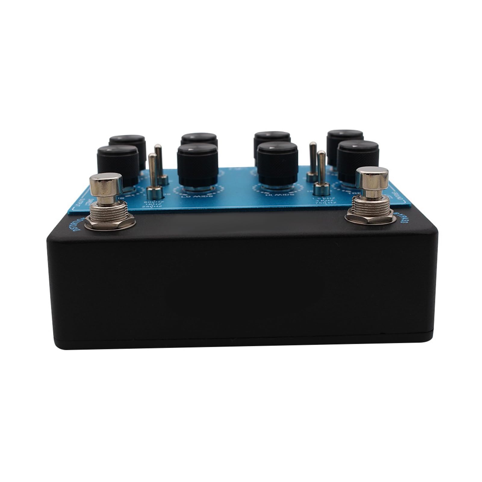 Generic Pedale Preamplificatore per Basso EQ a 4 Bande con Uscita DI Bilanciata e Funzione Overdrive per Musicisti Professionisti 1 unità