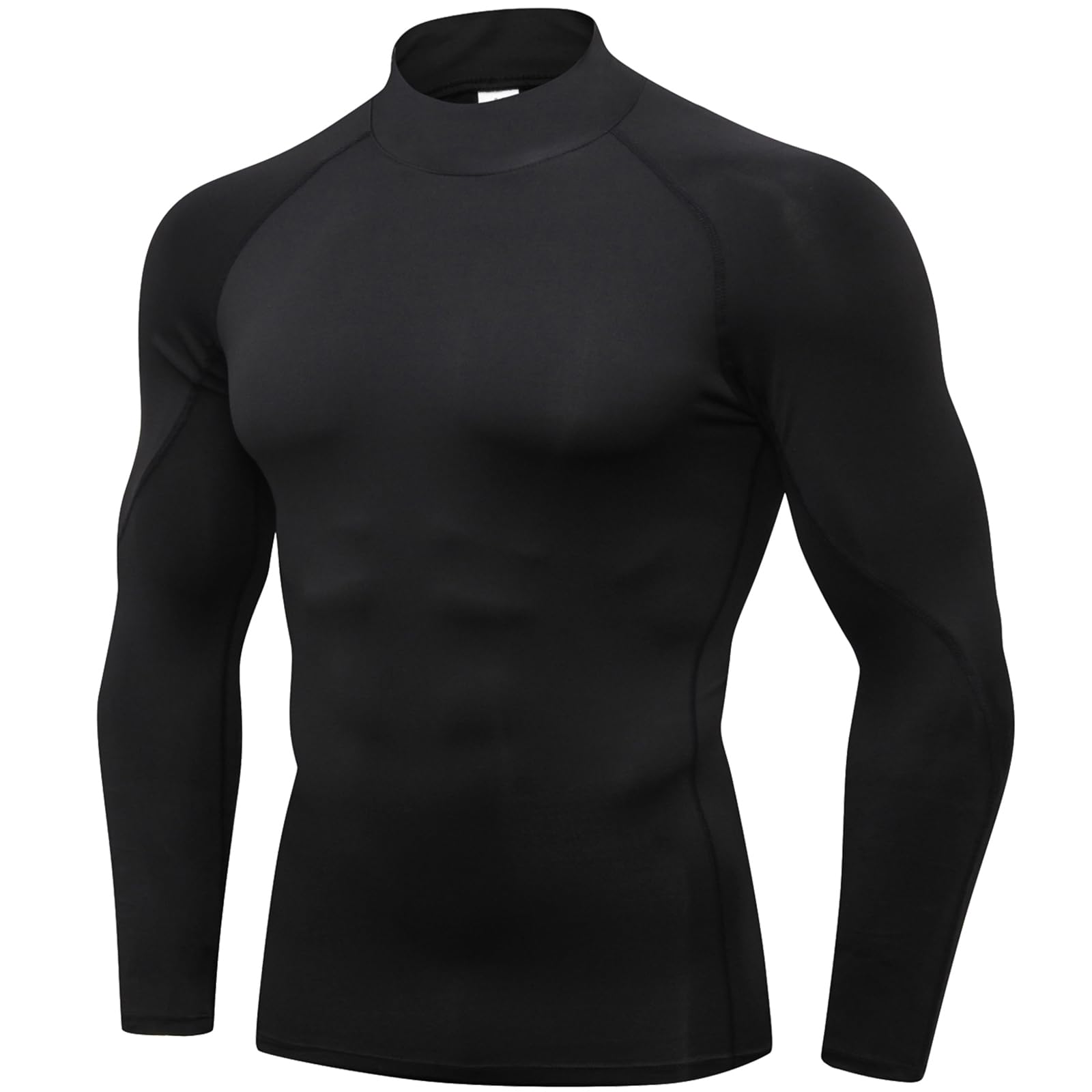 SPVISE 1 or 3 Pack Men's Compression Shirts Long Sleeve Workout Gym T-Shirt Running Top Cool Dry Sports Baselayer Undershirts