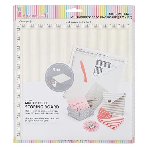 Image of Dress My Craft Multi-Purpose Scoring Board (12 Inch x 12 Inch)