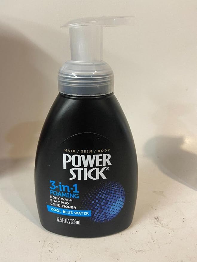 PowerStick 3 in 1 Body Wash Shampoo and Conditioner (Cool